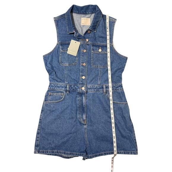 ASOS Denim Romper - NWT - Size UK 16 or US 12 - Picture 4 of 6